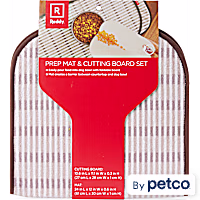 Reddy Pink Prep Mat and Cutting Board Set for Dogs