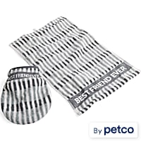 Reddy Blue Drool Mitt & Towel Set for Dogs