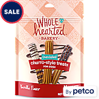 WholeHearted Tasty Snacks Vanilla Flavor Churro-style Dog Treats