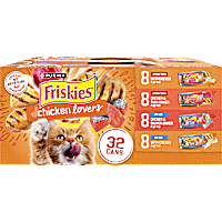 Friskies Chicken Lovers Prime Filets and Shreds Gravy Wet Cat Food Variety Pack
