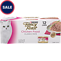 Fancy Feast Chicken Classic Pate Collection Grain Free Wet Cat Food Multi-Pack