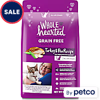 WholeHearted Grain Free Turkey Formula Dry Cat Food