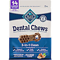 Blue Buffalo Chicken & Spearmint Dental Chews Large Natural Dog Treats