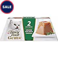 Fancy Feast Gems Mousse Pate With Chicken and Halo of Savory Gravy Wet Cat Food