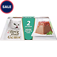 Fancy Feast Gems Mousse Pate With Tuna and Halo of Savory Gravy Wet Cat Food
