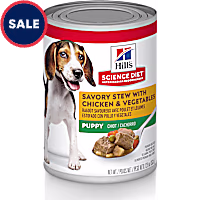 Hill's Science Diet Puppy Savory Stew with Chicken & Vegetables Wet Dog Food