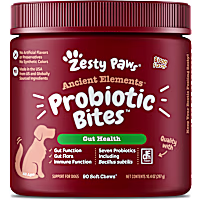 Zesty Paws Bison Ancient Elements Probiotic Bites for Dogs