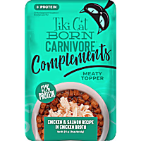 Tiki Cat Born Carnivore Complements Chicken & Salmon Wet Cat Food Topper