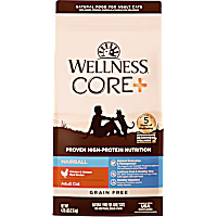 Wellness CORE+ Hairball Grain Free Chicken & Chicken Meal Recipe Adult Dry Cat Food