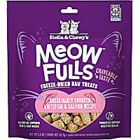 Stella & Chewy's Meowfulls Whitefish & Salmon Recipe Freeze Dried Cat Treats