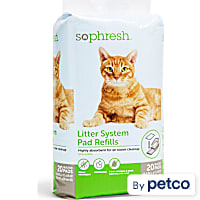 So Phresh Unscented Disposable Cat Litter Box Pads
