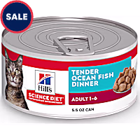 Hill's Science Diet Adult Tender Ocean Fish Dinner Canned Wet Cat Food
