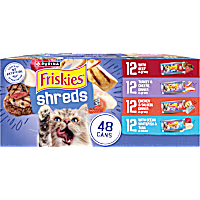 Purina Friskies Beef, Turkey Cheese, Chicken Salmon Dinner with Ocean Whitefish Tuna Cat Food Variety Pack