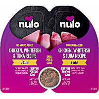 Nulo Grain-Free Chicken, Whitefish, & Tuna Recipe Split Cup Pate Cat & Kitten Food