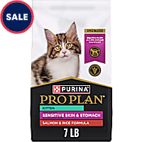 Purina Pro Plan Sensitive Skin and Stomach Salmon and Rice Formula Kitten Food