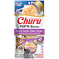 Inaba Churu Pop'n Serve Tuna & Bonito Flakes Recipe for Cat Treats