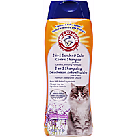 Arm & Hammer 2-in-1 Deodorizing Dander Reducing Shampoo for Cats