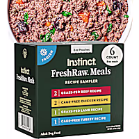 Instinct FreshRaw Meals Recipe Sampler Dog Food Variety Pack