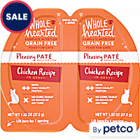 WholeHearted Grain-Free Chicken Recipe in Gravy Pate Cat Food Split Cups