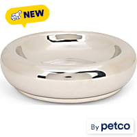 EveryYay Round Bubble Modern Stainless Steel Dog Bowl