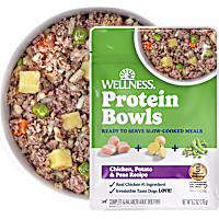 Wellness Protein Bowls, Adult Fresh Alternative Wholesome Grains Chicken, Potato & Peas Recipe Dog Food