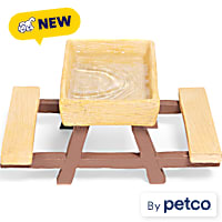 Imagitarium Picnic Table Reptile Feeding Dish