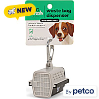 So Phresh Mini Crate Waste Bag Dispenser with Refill Roll for Dogs