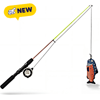 Petco Salmon Fishing Pole Interactive Teaser Cat Toy