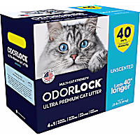 OdorLock Unscented Clumping Clay Cat Litter Box
