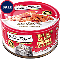 Fussie Cat Premium Tuna w/Salmon in Goat Milk Cat Food