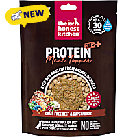 The Honest Kitchen Protein Plus+ Dehydrated Grain Free Beef & Superfoods Dog Food Topper