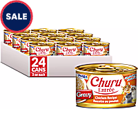 Inaba Churu Chicken Recipe Entree in Gravy Can Cat Food