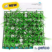 Imagitarium Grass Patch Faux Plant Aquarium Decor
