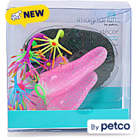Imagitarium Multicolor Translucent Coral Aquarium Decor