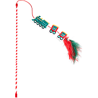 Petco Holiday Train Cat Teaser Toy