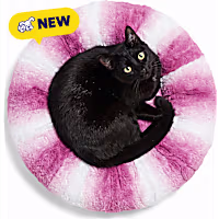 Petco Pink Stripe Round Cat Bed
