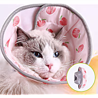 PawsPik Peach Adjustable Dog & Cat Recovery Soft-Cone