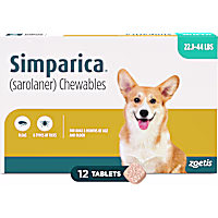 Simparica Chewable for Dogs 22.1-44 lbs.