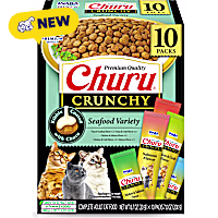 Inaba Churu Seafood Crunchy for Cats Variety Pack
