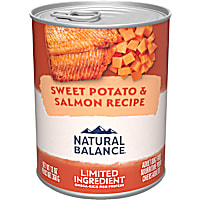 Natural Balance Limited Ingredient Adult Grain-Free Wet Canned Dog Food Sweet Potato & Salmon Recipe