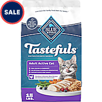 Blue Buffalo Tastefuls Chicken and Brown Rice Recipe Natural Dry Food for Active Adult Cats