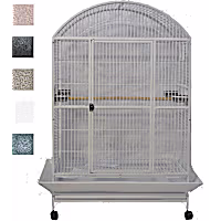 A&E Cage Company Black Macaw Mansion Enormous X-Large Dometop Bird Cage