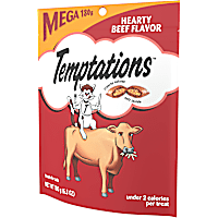 Temptations Classic Hearty Beef Flavor Crunchy and Soft Cat Treats