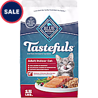 Blue Buffalo Blue Tastefuls Salmon & Brown Rice Recipe Natural Dry Food for Adult Indoor Cats