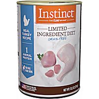 Instinct Limited Ingredient Diet Grain Free Real Turkey Recipe Natural Wet Canned Dog Food