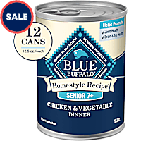 Blue Buffalo Chicken Dinner with Garden Vegetables Homestyle Recipe Senior Wet Dog Food