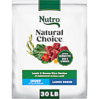 Nutro Natural Choice Lamb & Brown Rice Recipe Large Breed Dry Puppy Food