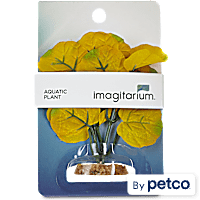 Imagitarium Yellow Summer Silk Plants Aquatic Decor