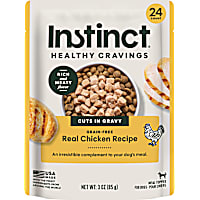 Instinct Healthy Cravings Grain Free Real Chicken Recipe Natural Wet Dog Food Topper