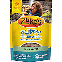 Zuke's Puppy Naturals Bag of Soft Puppy Treats for Training, Natural Dog Treats Bites with Lamb Recipe